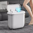 Lixeira para Banheiro e Cozinha Acrílico Automática com Sensor Carpetino - Carpetino