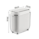 Lixeira para Banheiro e Cozinha Acrílico Automática com Sensor Carpetino - Carpetino
