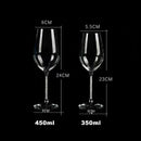 Taça Vidro de Cristal de Folhas de Ouro Premium Carpetino - Carpetino